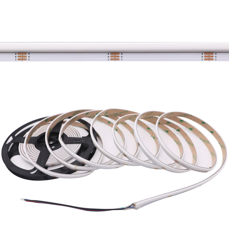 DC24V Side Glow RGB COB LED Strip Light Dotless 840Chips/m 16.4ft DC24V Side Glow RGB COB LED Strip Light Dotless 840Chips/m 16.4ft
